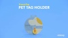 Show in main carousel: FreezeTag Pet Tag Holder, Blue slide 9 of 10