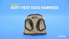 Show in main carousel: Puppia Vest Polyester Step In Back Clip Dog Harness, Pink, Small slide 9 of 11