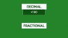How To Use The Decimal to Fractional Odds Converter