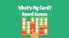 Editable What's My Card? Board Game Template