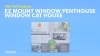 Show in main carousel: K&H Pet Products EZ Mount Penthouse Cat Window Perch Kitty Sill, Grey & Black slide 9 of 11