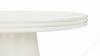 Pascal - Pascal Round Dining Table, Ivory, 59in