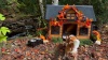 Show in main carousel: Aivituvin Premium Wooden Iron Frame & Asphalt Roof Dog House slide 10 of 10