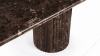 Saturn - Saturn Oval Dining Table, Dark Emperador Marble, 98in