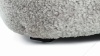 Tired Man - Tired Man Ottoman, Soft Gray Luxe Sheepskin