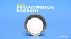 Show in main carousel: OurPets DuraPet Premium Non-Skid Stainless Steel Dog Bowl, 4-cup slide 4 of 5