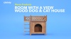 Show in main carousel: Merry Products Room with a View Wood Dog & Cat House slide 6 of 8