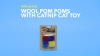 Show in main carousel: Ethical Pet Wool Pom Poms Cat Toy with Catnip, Color Varies slide 5 of 6