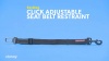 Show in main carousel: EzyDog Click Adjustable Seat Belt Restraint, Black slide 4 of 5