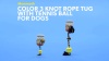 Show in main carousel: Mammoth Color 3 Knot Rope Tug with Tennis Ball for Dogs, Color Varies, Medium slide 10 of 12