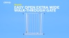 Show in main carousel: Regalo Pet Products Easy Open Extra Wide Walk-Through Dog Gate, 30-in slide 5 of 6