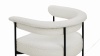 Mei - Mei Counter Stool, Warm White Boucle, Seat Height 26.5in