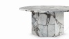 Saga - Saga Medium Coffee Table, Modellato Marble