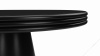 Pascal - Pascal Round Dining Table, Black, 59in