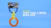 Show in main carousel: Nerf Dog Tuff Tug 3 Ring Dog Toy slide 8 of 9
