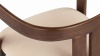 Rose - Rose Dining Chair, Mushroom Velvet and Walnut