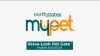 Show in main carousel: MyPet Extra Wide Versa-Lock Freestanding Cat & Dog Gate, Woodtone slide 9 of 9