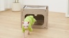 Show in main carousel: Petpals 14-in 2 in 1 Cat House with Scratching Pad, Brown slide 7 of 8