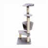 Show in main carousel: Two By Two The Douglas 54-in Plush Cat Tree & Condo, Grey, Large slide 10 of 10