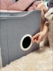 Show in main carousel: Heeyoo Indoor Heated Cat House, Dark Blue slide 9 of 9
