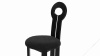 Giocosa - Giocosa Side Chair, Black Boucle