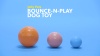 Show in main carousel: Jolly Pets Bounce-n-Play Dog Toy, Blueberry, 4.5-in slide 5 of 6
