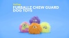 Show in main carousel: GoDog Furballz Chew Guard Squeaky Plush Dog Toy, Large, Bright Rainbow slide 10 of 11