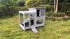 Show in main carousel: Aivituvin 36.4-in Indoor & Outdoor Wheeled Rabbit Hutch slide 8 of 9