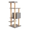 Show in main carousel: Two By Two The Sequoia 52.1-in Felt Cat Tree & Condo, Grey slide 4 of 5