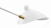 Mouille Ceiling - Mouille Two Arm Ceiling Light, White