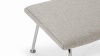 CH445 - CH445 Ottoman, Wheat Gray Cashmere Wool