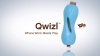 Show in main carousel: West Paw Qwizl Tough Treat Dispensing Dog Chew Toy, Aqua Blue, Small slide 8 of 9