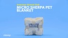Show in main carousel: American Kennel Club AKC Micro Sherpa Dog & Cat Blanket, Tan slide 8 of 9