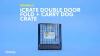 Show in main carousel: MidWest iCrate Fold & Carry Double Door Collapsible Wire Dog Crate, 36 inch slide 10 of 12
