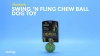 Show in main carousel: Starmark Swing 'n Fling Chew Ball Dog Toy slide 6 of 8