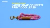 Show in main carousel: Mendota Products Large Snap Confetti Rope Dog Leash, Hi-Viz Yellow, 6-ft long, 1/2-in wide slide 4 of 5