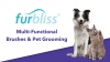 Show in main carousel: Vetnique Labs Furbliss Grooming, Deshedding, Massaging & Bathing Dog & Cat Brush, Green Long Hair slide 9 of 11