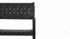 Anci - Anci Armchair, Black Vegan Leather and Black Ash