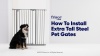 Show in main carousel: Frisco Steel Extra Tall Auto-Close Dog Gate, Gray, 40-in slide 7 of 8