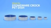 Show in main carousel: Ethical Pet Stoneware Crock Ceramic Dog & Cat Dish, 6-cup slide 3 of 4
