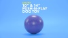 Show in main carousel: Jolly Pets 10" Push-n-Play Ball Dog Toy, Red slide 5 of 6