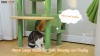 Show in main carousel: PAWZ Road 72-in Large Hammock Fleece Cat Tree & Condo, Large, Dark Gray slide 10 of 11