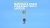 Show in main carousel: Prevue Pet Products Naturals Coco Hideaway with Ladder Bird Toy, 12-in slide 8 of 9