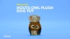 Show in main carousel: Ethical Pet Hoots Owl Squeaky Plush Dog Toy, Color Varies, 3-in slide 7 of 8