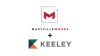 Maryville University logo and Keeley Companies logo