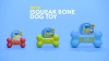 Show in main carousel: JW Pet iSqueak Bone Dog Toy, Color Varies, Medium slide 7 of 8