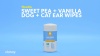 Show in main carousel: Nootie Sweet Pea & Vanilla Dog & Cat Ear Wipes, 70 count slide 8 of 9