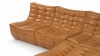 Tyge - Tyge Sectional, Right Chaise, Bourbon Vegan Leather