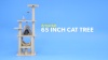 Show in main carousel: Armarkat 65-in Faux Fur Cat Tree & Condo, Beige, 65-in slide 11 of 13