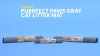 Show in main carousel: Petlinks Purrfect Paws Cat Litter Mat, Medium, Gray slide 8 of 9